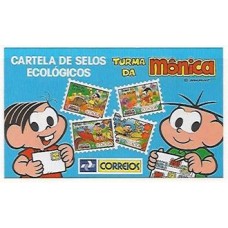 CD-20-Caderneta de selos ecologicos-Turma da Monica, completa