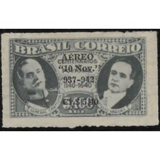 A045I- Centenario de Portugal, Cr$5,40/5400Rs , filigrana "Correinho", novo com goma e charneira