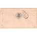 1883-Envelope circulado do Rio de Janeiro para os EUA com 200Rs D.Pedro  "Cabeça Grande" , castanho, carimbo de chegada "New York Paid All"